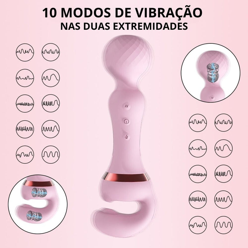 Vibrador Varinha Estimuladora de Clitoris e Ponto G