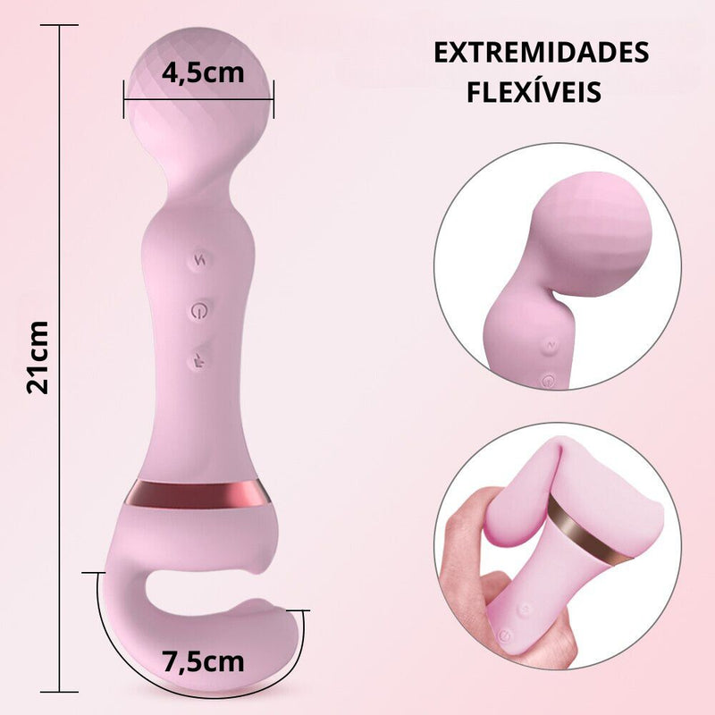 Vibrador Varinha Estimuladora de Clitoris e Ponto G