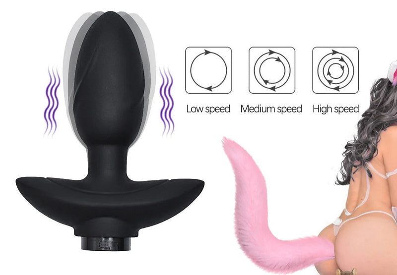 Plug Anal com Vibrador