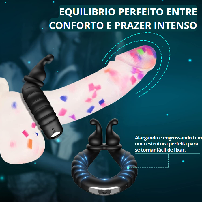 Anel Peniano com Vibrador