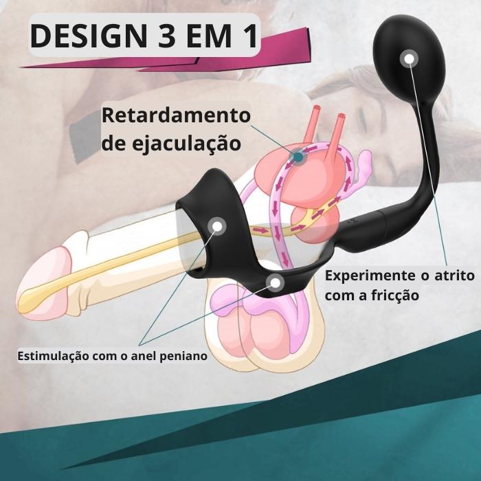 Anel Peniano com Vibrador