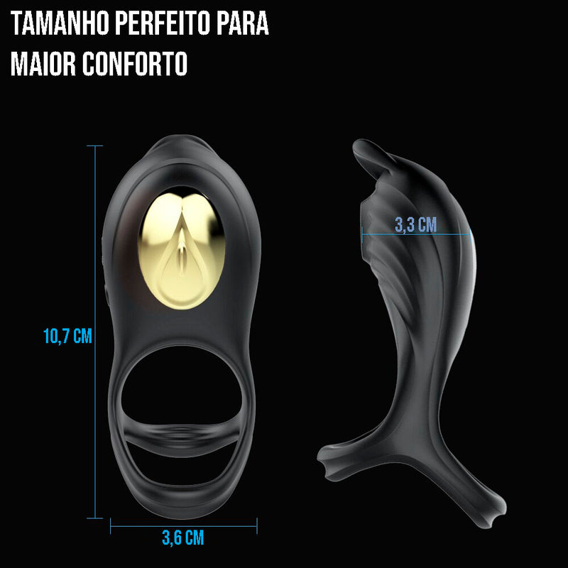 Anel peniano com estimulador de Clitóris