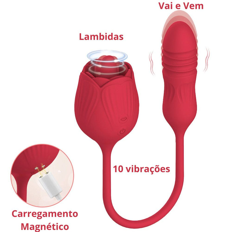 Vibrador Rosa 10 modos