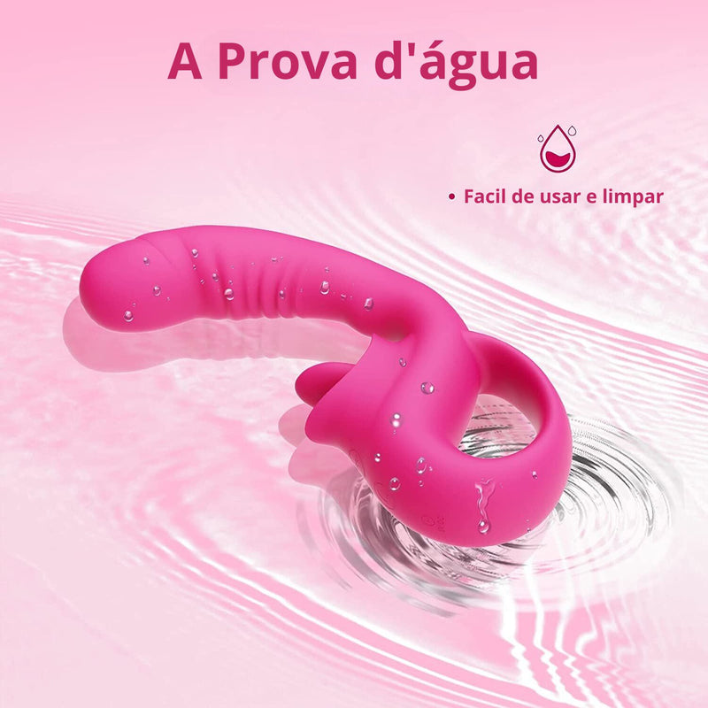 Vibrador LoveSonic com estimulador de clitóris