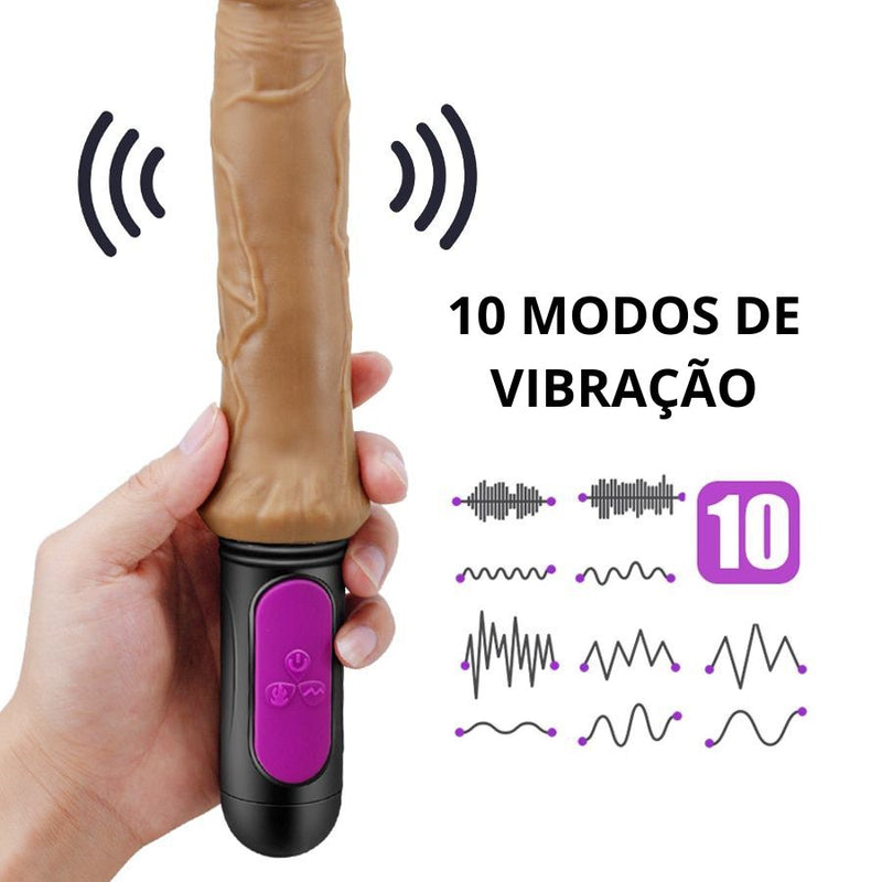 Vibrador Pênis Soft Boy com aquecimento