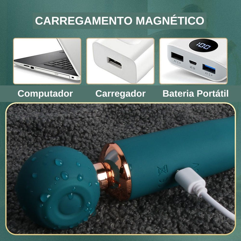 Vibrador Varinha Mágica 3 em 1