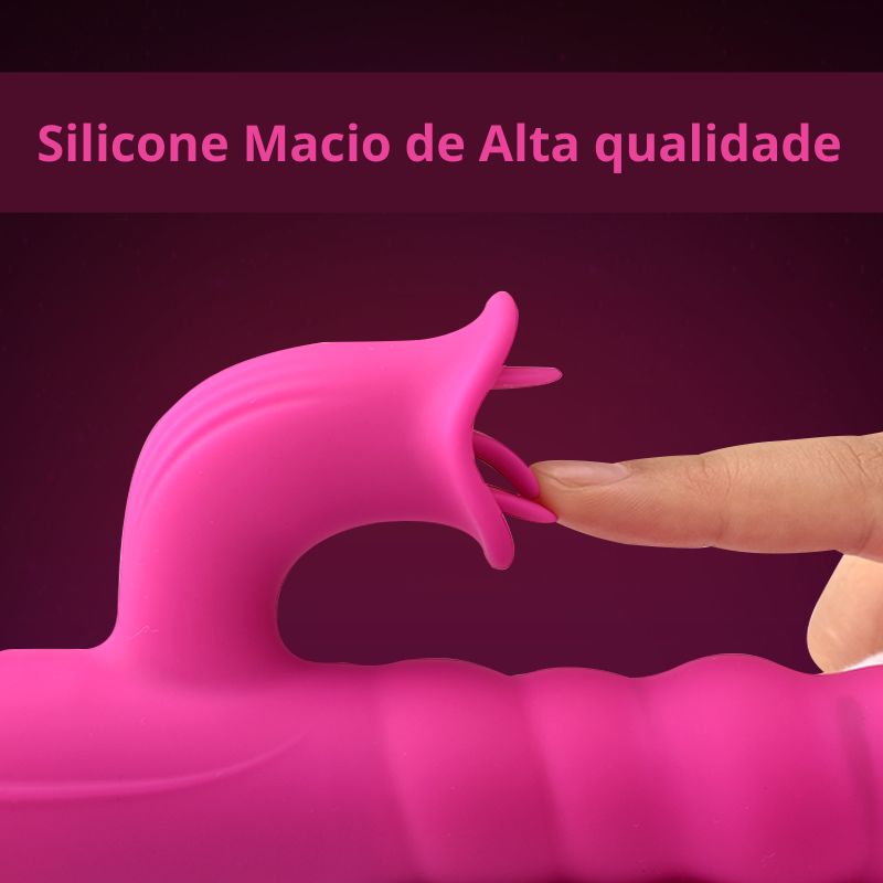 Vibrador Coelho com estimular de clitóris