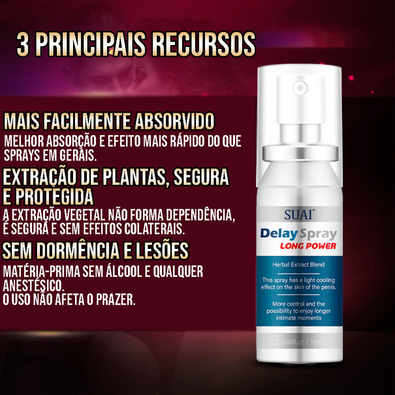 Spray Retardador - Evite ejaculação precoce