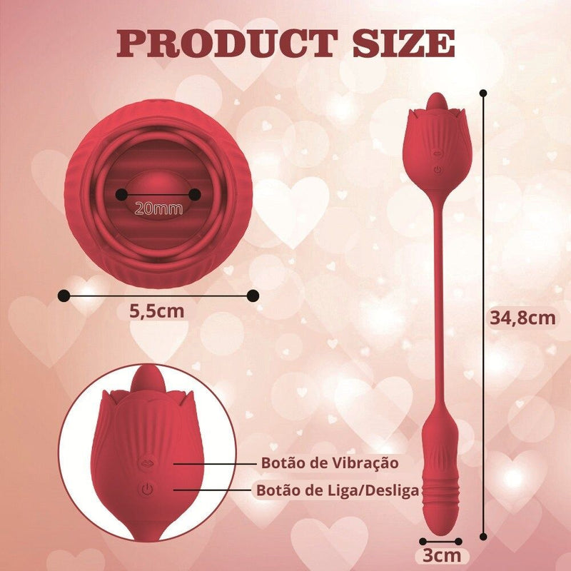 Vibrador Rosa 10 modos